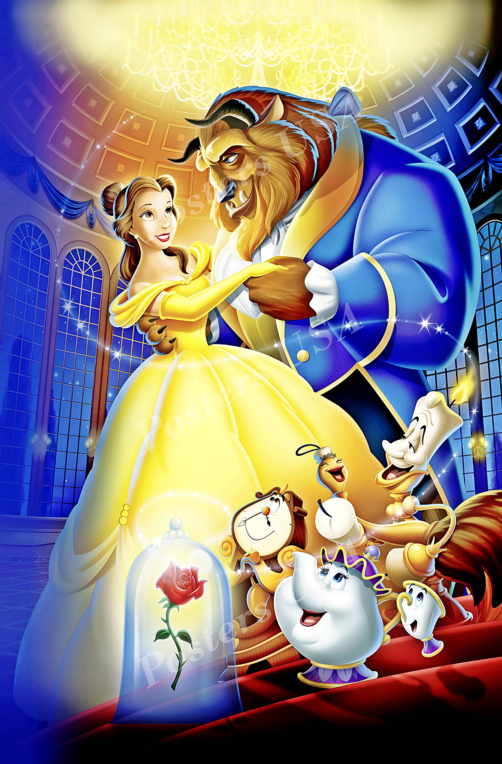 Amazon.com: Poster USA - Disney Classics Beauty and the Beast